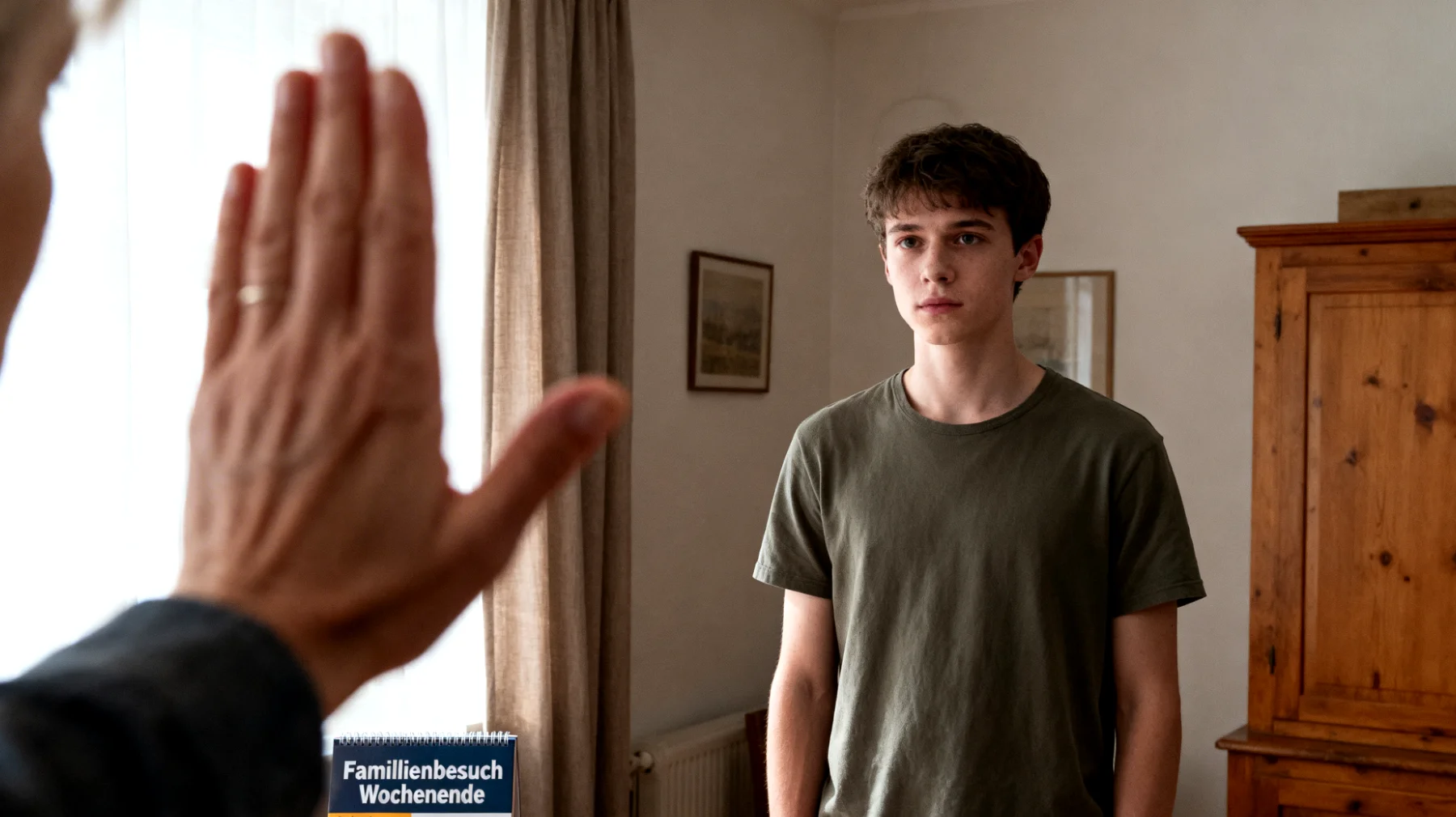 Die Eltern zeigen eine ausgeprägte Tendenz zur übermäßigen Nachgiebigkeit gegenüber ihren jungen erwachsenen Kindern: Sie erfüllen deren Wünsche und Forderungen stets ohne Widerspruch, setzen keine klaren Grenzen und vermeiden Konfrontationen um jeden Preis. Dies führt dazu, dass die jungen Erwachsenen Schwierigkeiten entwickeln, mit Ablehnung umzugehen, Verantwortung zu übernehmen und eigenständige Entscheidungen zu treffen – mit negativen Auswirkungen auf ihre persönliche und soziale Reife."