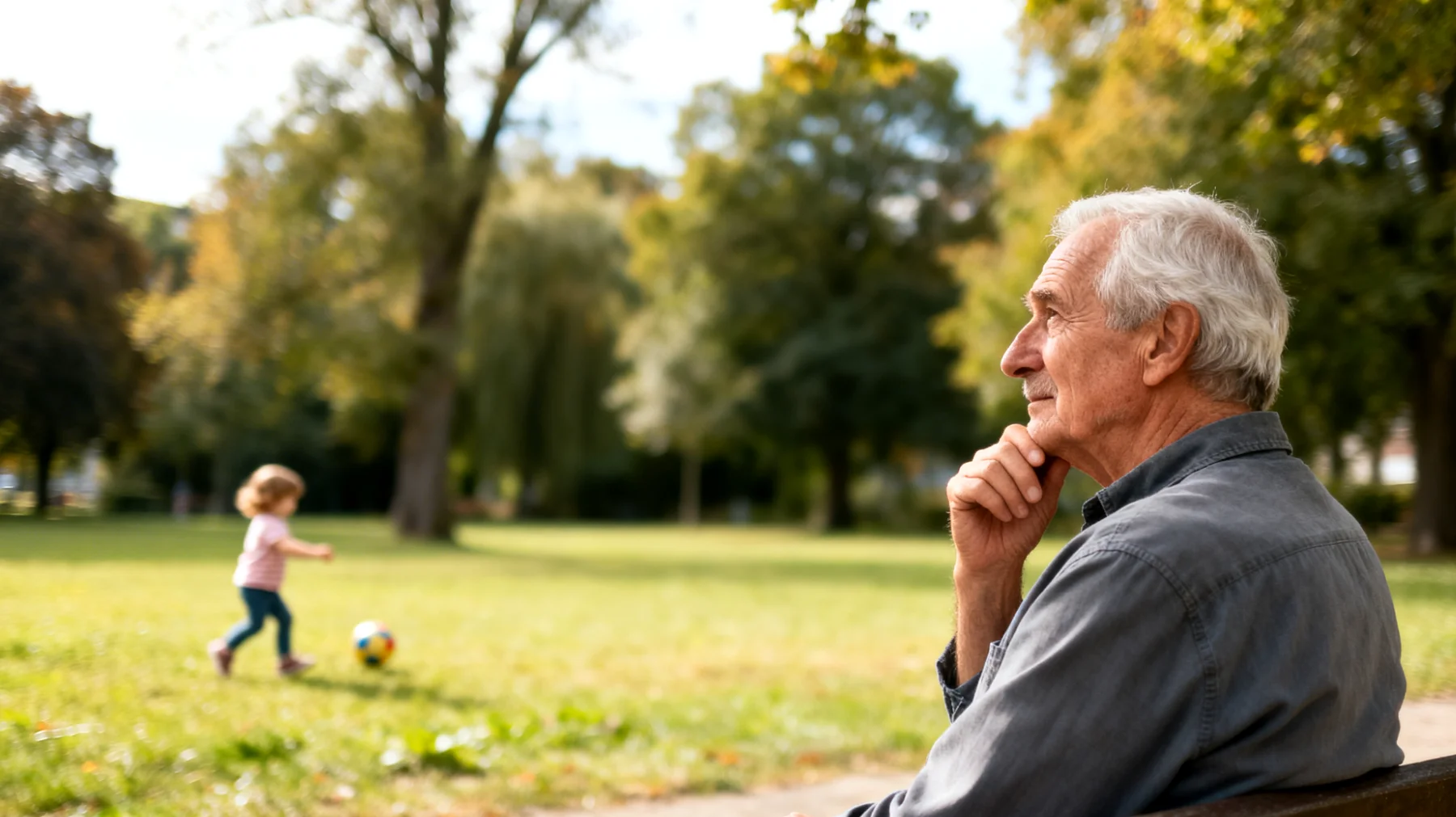 Der Großvater trägt tiefe Schuldgefühle in sich, weil er das Gefühl hat, in der Vergangenheit nicht genug für seine eigenen Kinder da gewesen zu sein – zu sehr in Arbeit und Pflichten versunken. Nun, da er seine Enkelkinder großwerden sieht, versucht er, alles nachzuholen: Er überhäuft sie mit Geschenken, sagt nie Nein, opfert seine eigenen Bedürfnisse und erschöpft sich emotional. Doch diese Schuldgefühle hindern ihn daran, eine authentische, gesunde Beziehung aufzubauen – denn er handelt nicht aus Freude, sondern aus dem Wunsch, eine alte Wunde zu heilen."