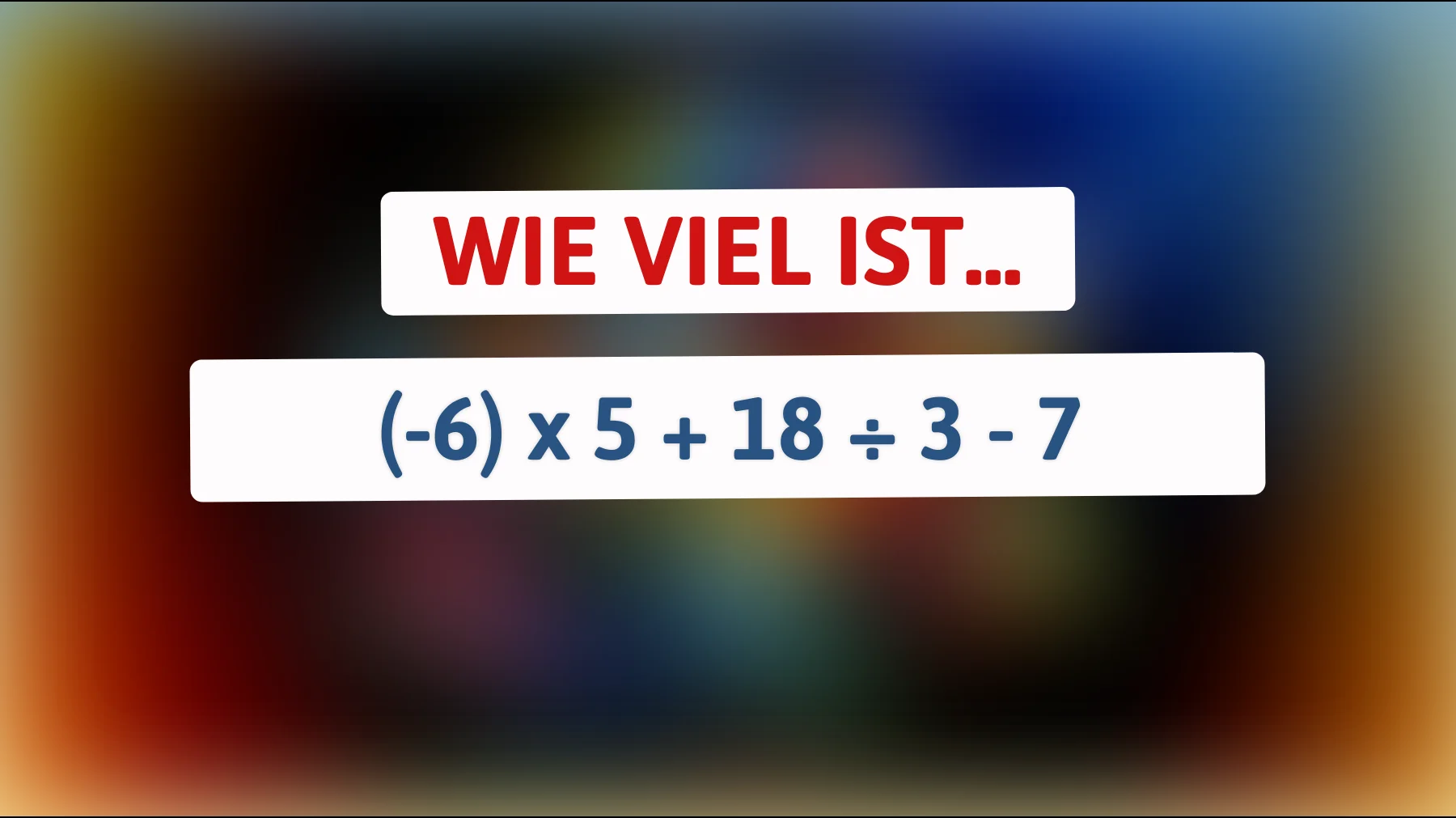 Nur die Klügsten knacken dieses simple Rätsel: schaffst du die richtige Lösung ohne Fehler?"