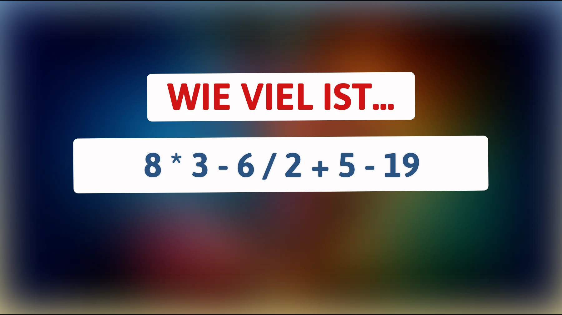 Nur wirklich kluge Köpfe schaffen dieses Mathe-Rätsel – gehörst du dazu?"
