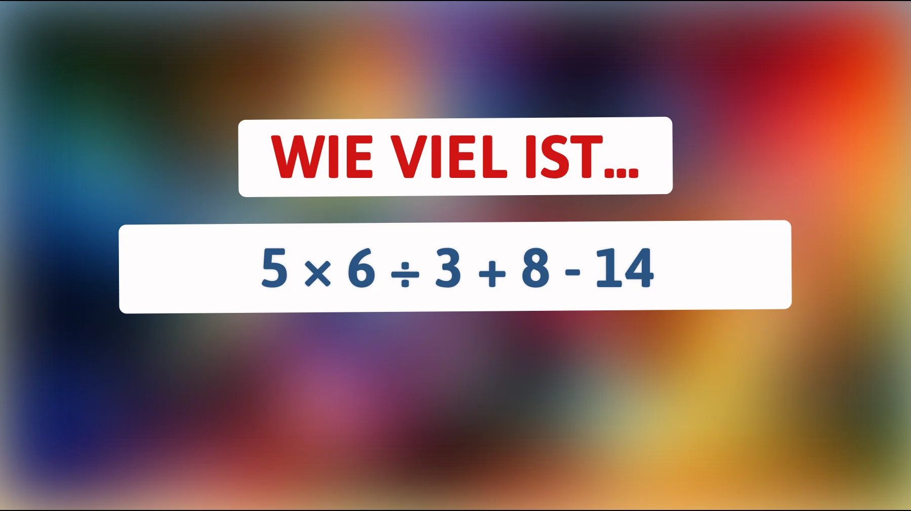 nur 1 von 10 kommt auf die richtige antwort: schaffst du dieses einfache rechenrätsel ohne fehler?"