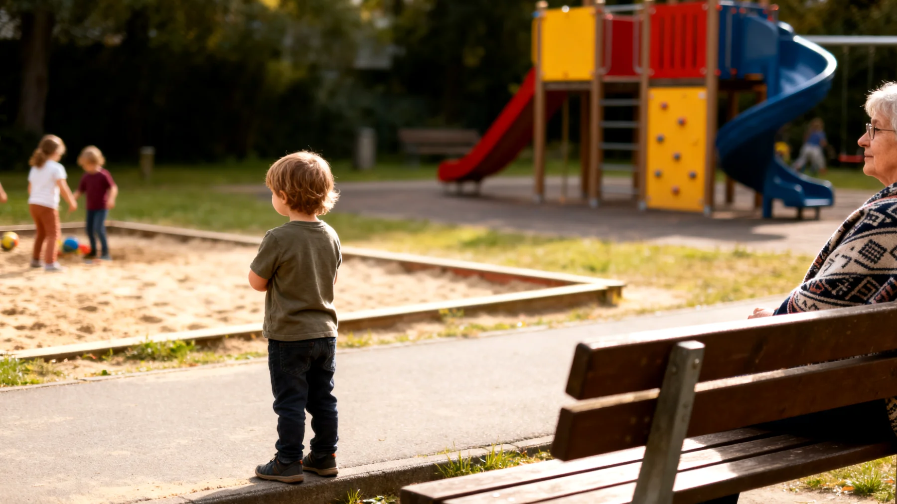 Die Großmutter beobachtet mit wachsender Sorge, dass ihr Enkelkind sich zunehmend von Gleichaltrigen zurückzieht, Einladungen zum Spielen ablehnt und in sozialen Situationen – etwa auf dem Spielplatz oder bei Familienfesten – stumm und erstarrt wirkt. Sie weiß nicht, wie sie das Kind behutsam ermutigen kann, ohne es zu überfordern oder unter Druck zu setzen."
