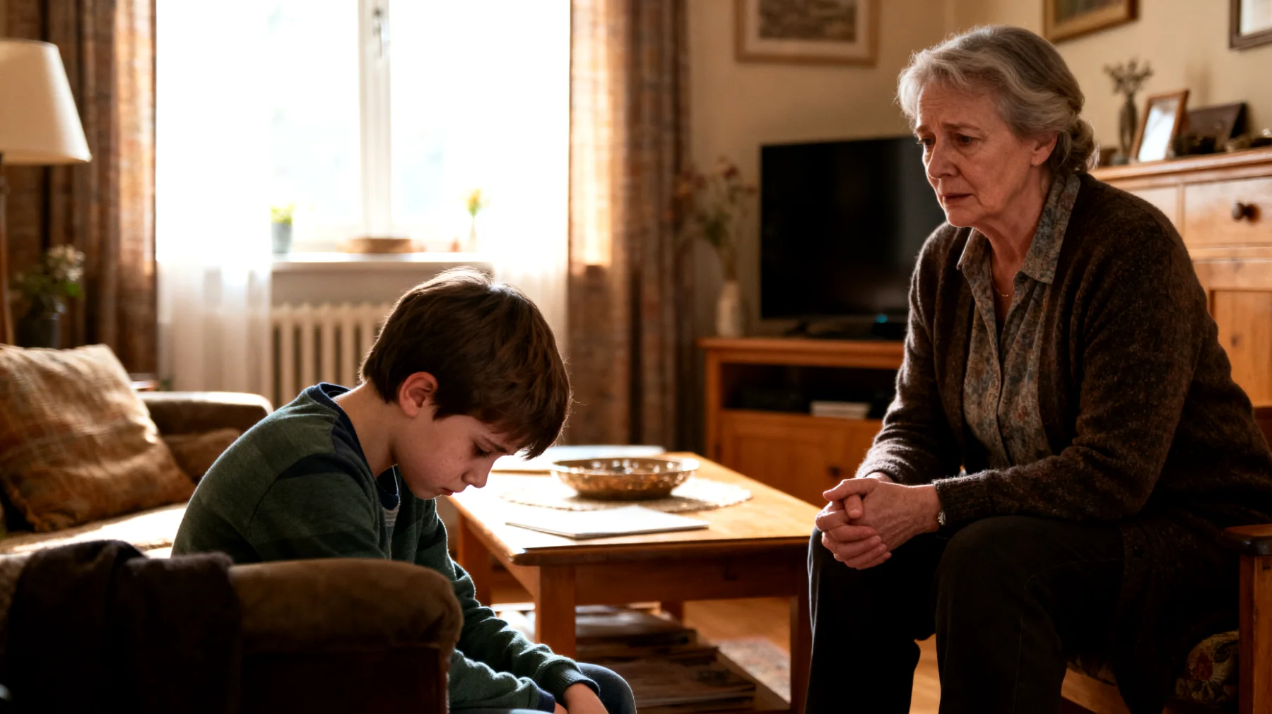 Der Großvater beobachtet, dass sein Enkelkind (Kind) zunehmend negative Aussagen über sich selbst macht, wie z.B. 'Ich bin dumm', 'Ich kann nichts richtig machen' oder 'Niemand mag mich'. Er weiß nicht, wie er angemessen reagieren soll, ohne das Kind zu überfordern oder die Situation zu verschlimmern. Der Großvater fühlt sich hilflos und unsicher, ob er die richtigen Worte findet, um das Selbstwertgefühl seines Enkels zu stärken."